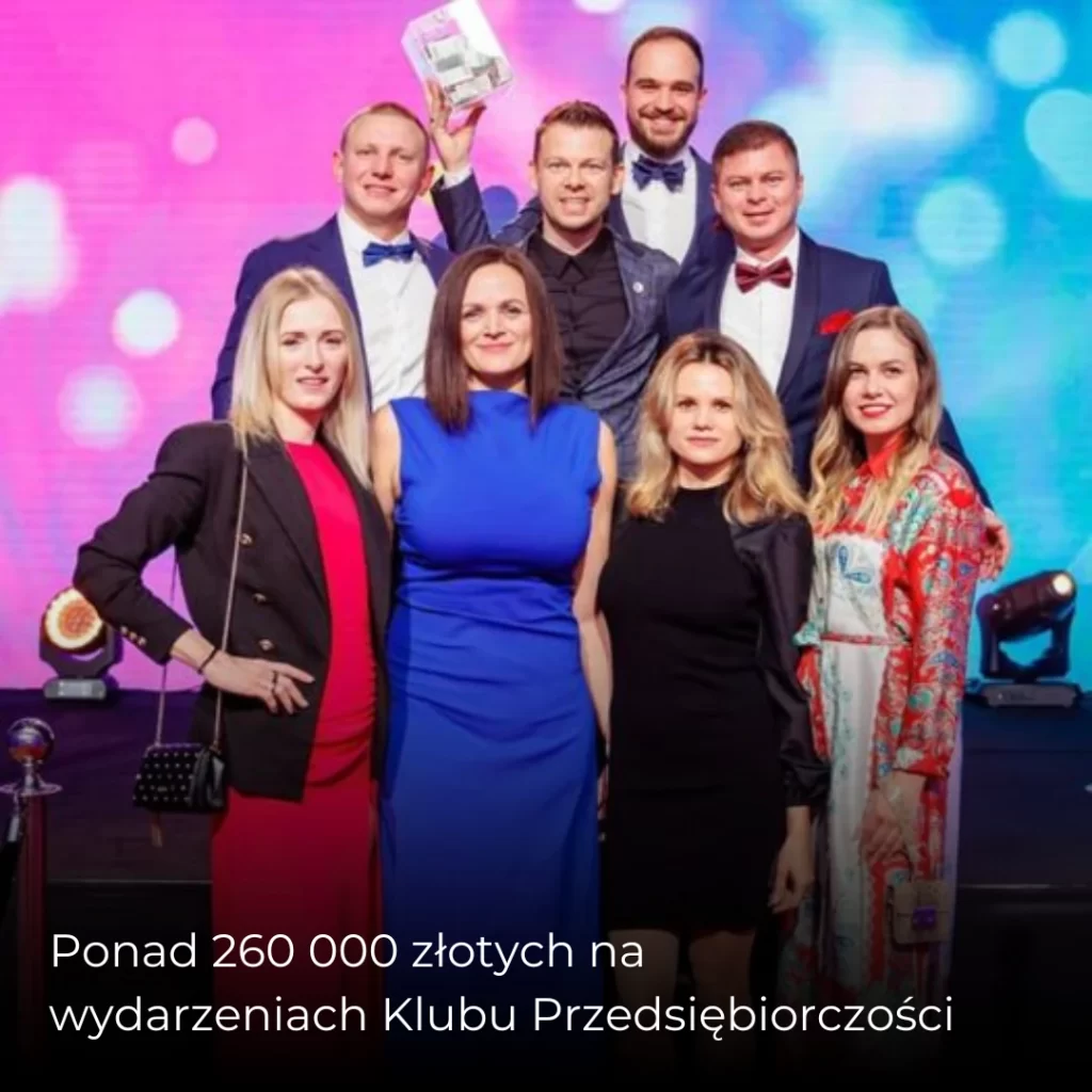 Ponad 260 000 złotych na wydarzeniach Klubu Przedsiębiorczości